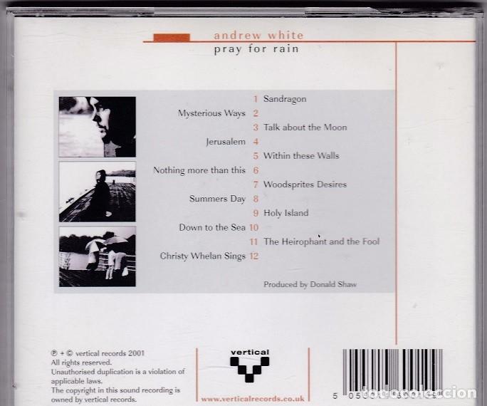 CDs de m&uacute;sica: Andrew White - Pray For Rain - Foto 2