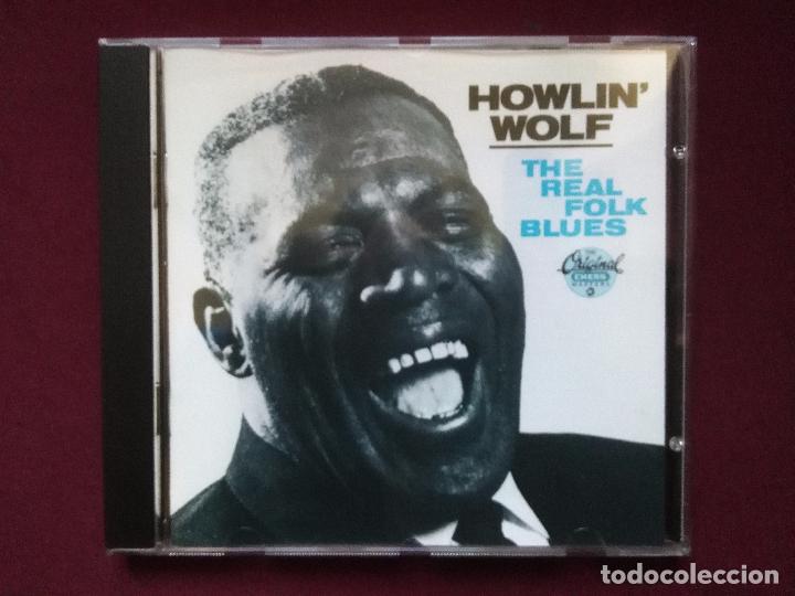 CDs de m&uacute;sica: Howlin' Wolf-The Real Folk Blues (cd. Chess. 1987) reedicion en cd de un disco clasico del blues