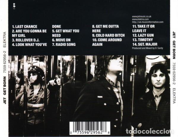 CDs de m&uacute;sica: JET. GET BORN. ELEKTRA 2003 - Foto 2