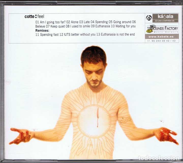 CDs de m&uacute;sica: Cotte - Feel - Foto 2