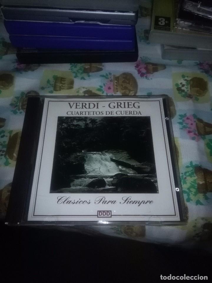 CDs de m&uacute;sica: VERDI GRIEG. CUARTETOS DE CUERDA - Foto 1
