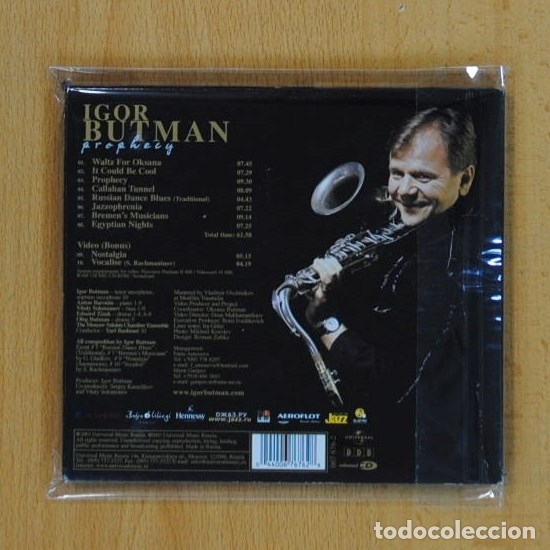 CDs de m&uacute;sica: IGOR BUTMAN - PROPHECY - CD - Foto 2