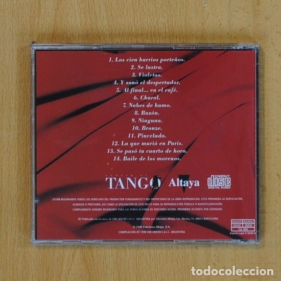 CDs de m&uacute;sica: ALBERTO CASTILLO - LOS CIEN BARRIOS PORTE&Ntilde;OS - CD - Foto 2
