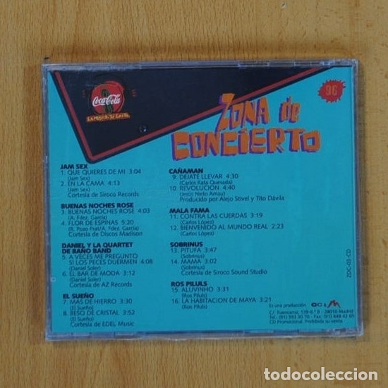 CDs de m&uacute;sica: VARIOS - ZONA DE CONCIERTO - CD - Foto 2
