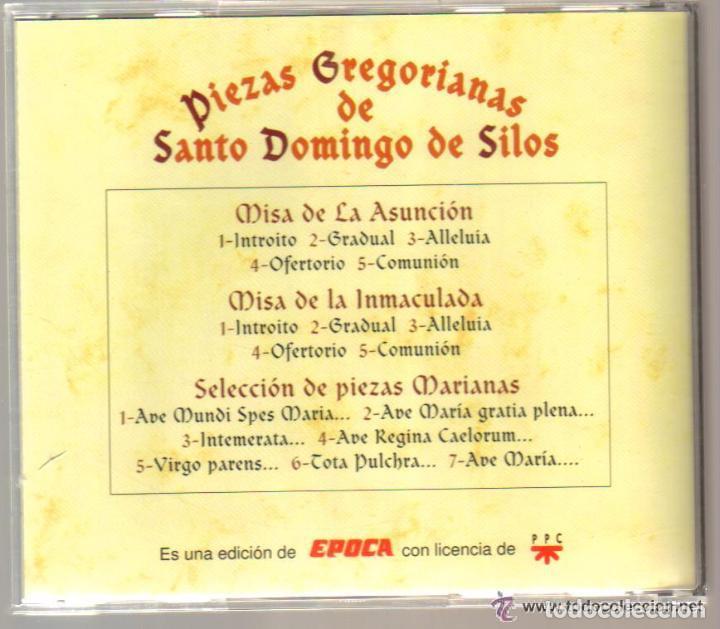CDs de m&uacute;sica: CD - PIEZAS GREGORIANAS DE SANTO DOMINGO DE SILOS - Foto 2