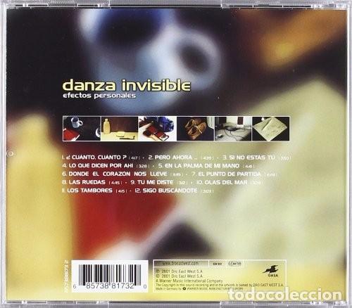 CDs de m&uacute;sica: Danza Invisible - Efectos Personales - Foto 2