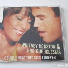 CDs de Música: WHITNEY HOUSTON & ENRIQUE IGLESIAS, COULD I HAVE THIS KISS FOREVER, SINGLE PROMOCIONAL, 2000, RAREZA