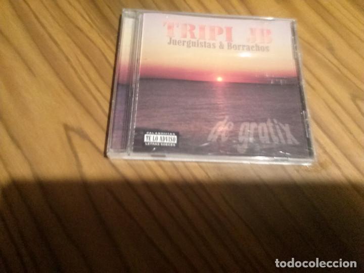 CDs de M&uacute;sica: TRIPI JB. JUERGUISTAS & BORRACHOS. CD AUTOEDITADO CON 10 TEMAS EN BUEN ESTADO. RAR&Iacute;SIMO