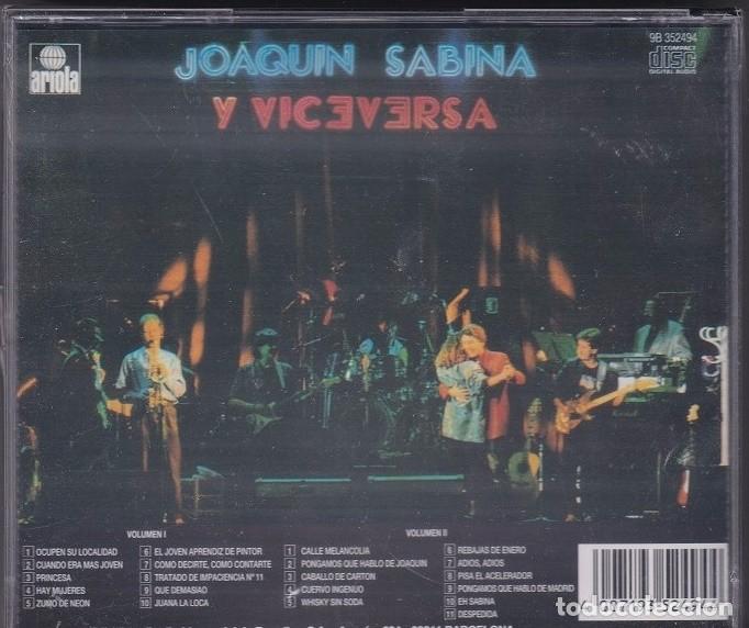 CDs de m&uacute;sica: Joaquin Sabina y Viceversa - 2xCD Precintado - Foto 2