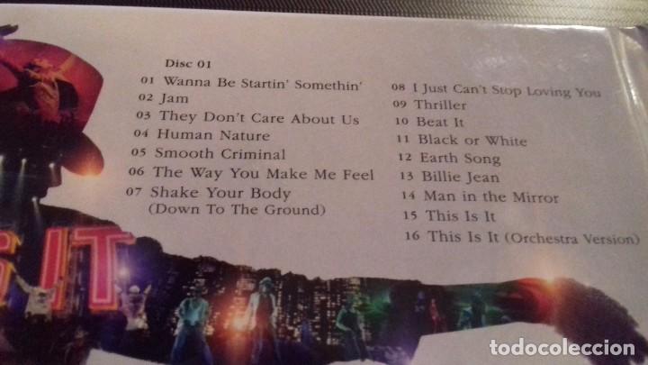 CDs de m&uacute;sica: MICHAEL JACKSON This is it. 2 CDs. 2009. - Foto 3