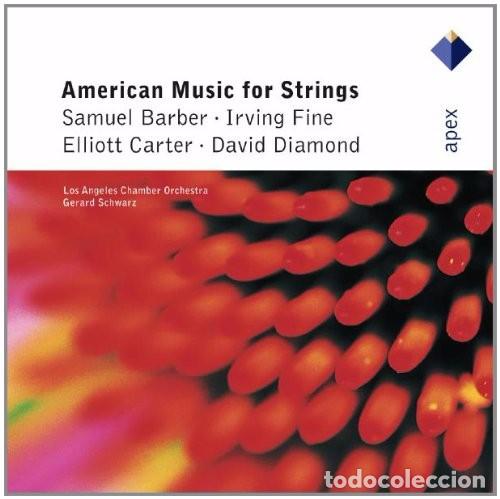 CDs de m&uacute;sica: American Music For Strings - Barber / Fine / Carter / Diamond - Gerard Schwarz - Foto 1