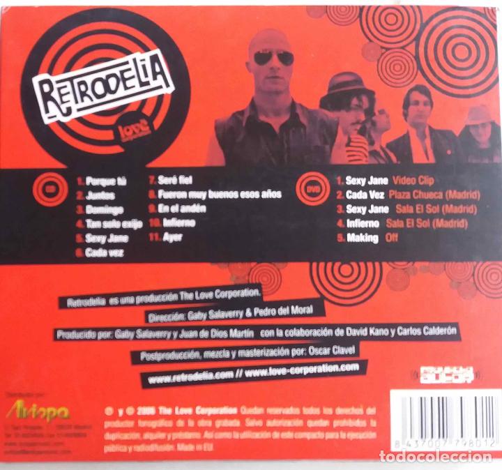 CDs de m&uacute;sica: RETRODELIA, 1 CD + 1 DVD + LIBRETO. DIGIPACK - Foto 2