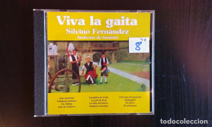 CD di Musica: CD SILVINO FERN&Aacute;NDEZ ANDRES&Iacute;N DE INSIERTO VIVA LA GAITA CANCI&Oacute;N ASTURIANA