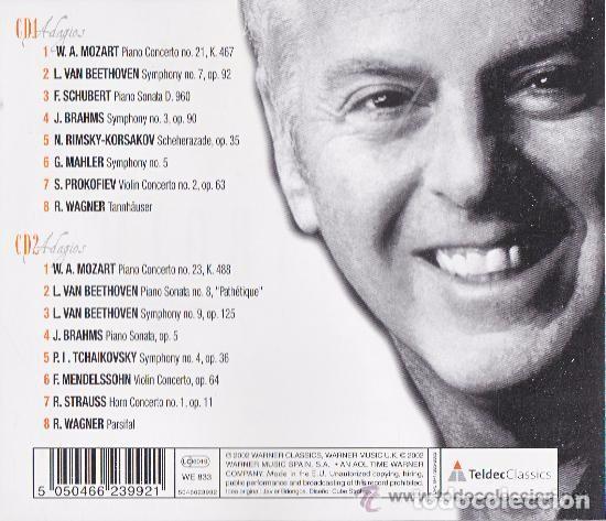 CDs de m&uacute;sica: Adagios - Barenboim - 2xCDs - Foto 2