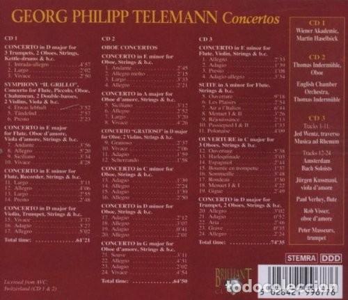 CDs de m&uacute;sica: Teleman - Concertos - 3xCDs - Foto 2