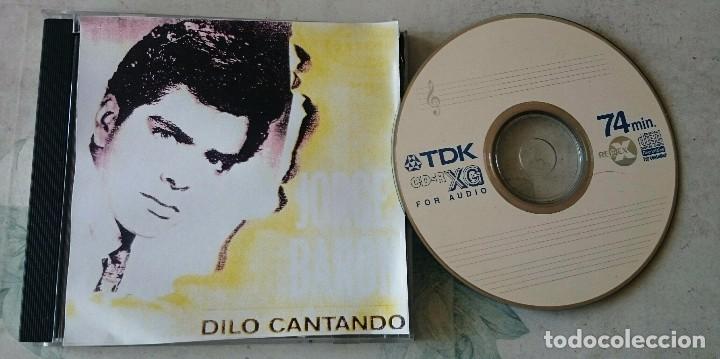 CDs de m&uacute;sica: Jorge Baron (ex- Los Zipps): Dilo cantando (Cd-r) - Foto 1