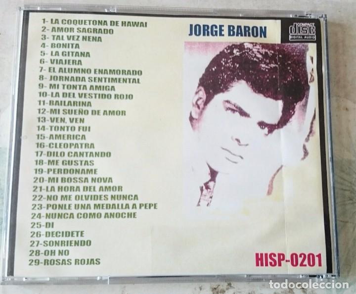CDs de m&uacute;sica: Jorge Baron (ex- Los Zipps): Dilo cantando (Cd-r) - Foto 2