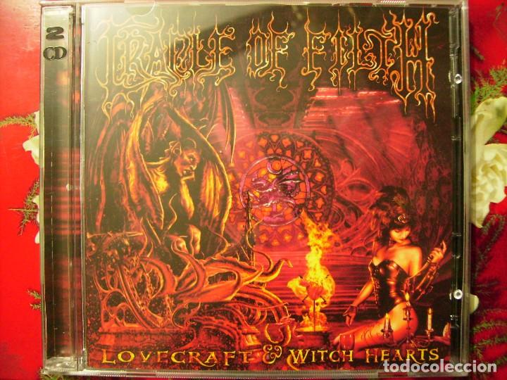 CDs de m&uacute;sica: CRADLE OF FILTH.LOVECRAFT & WITCH HEARTS...DOBLE
