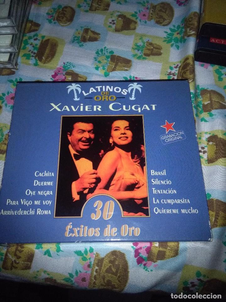 CDs de m&uacute;sica: LATINOS DE ORO XAVIER CUGAT. 30 &Eacute;XITOS DE ORO. DOS CD. MB1CD - Foto 1