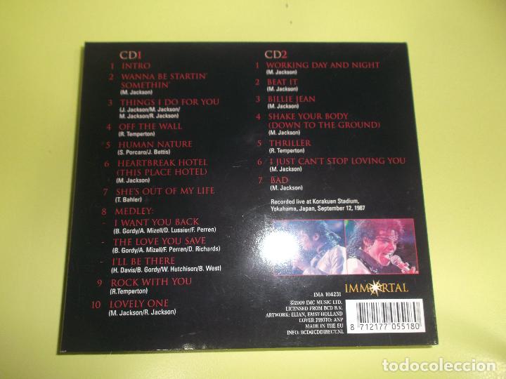 CDs de m&uacute;sica: MICHAEL JACKSON ONE NIGHT IN JAPAN 2CDS 2009 - Foto 6