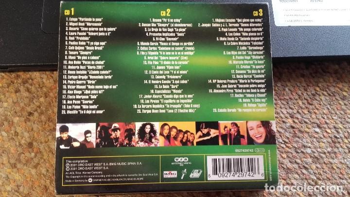 CDs de m&uacute;sica: Los Exitos del A&ntilde;o 2001 , 3xCD , Estopa , Bos&eacute; , etc .. - Foto 2
