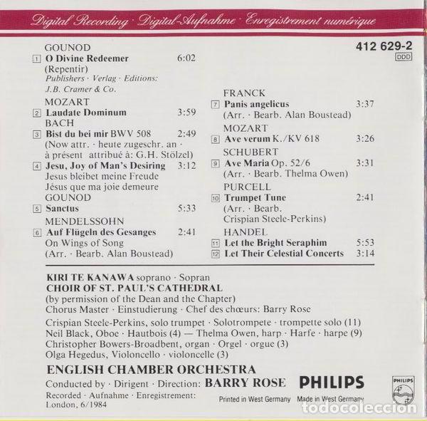 CDs de m&uacute;sica: Kiri Te Kanawa - Ave Mar&iacute;a - Foto 2