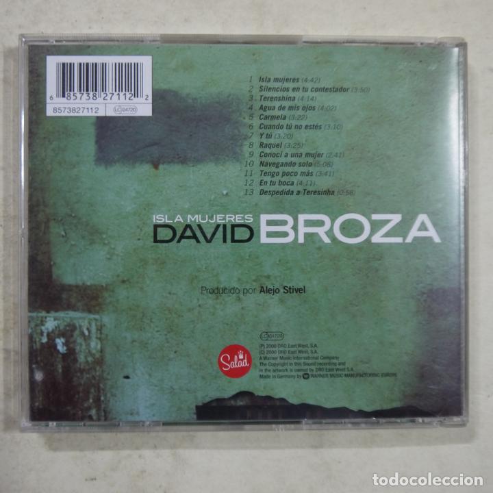 CDs de m&uacute;sica: DAVID BROZA - ISLA MUJERES - CD 2000 - Foto 2