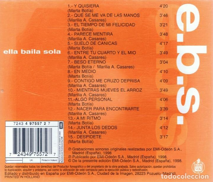 CDs de m&uacute;sica: CD ELLA BAILA SOLA E.B.S - Foto 2
