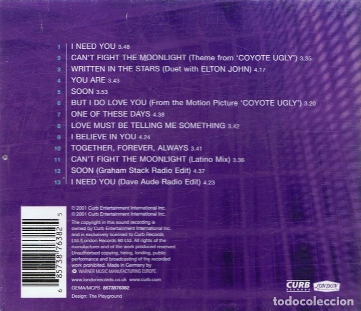 CDs de m&uacute;sica: CD LEANN RIMES &uml;I NEED YOU&uml; - Foto 2
