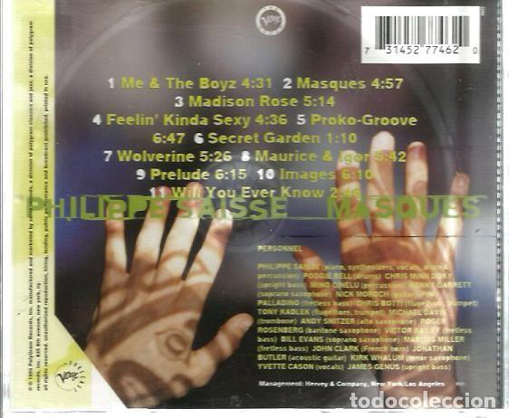 CDs de m&uacute;sica: CD PHILIPPE SAISSE : MASQUES - Foto 2