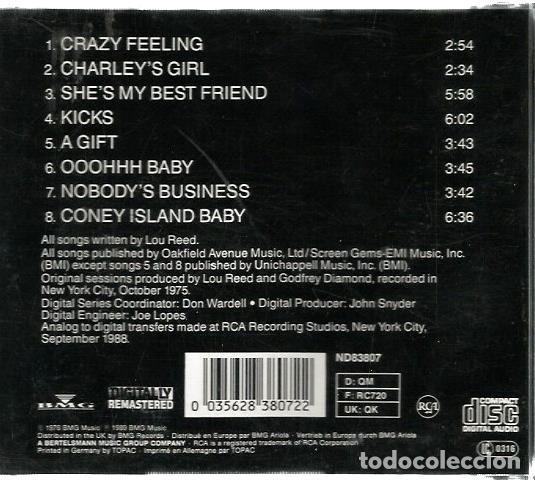 CDs de m&uacute;sica: CD LOU REED : CONEY ISLAND - Foto 2