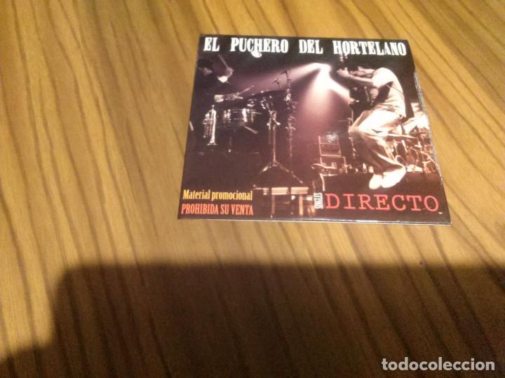 CDs de M&uacute;sica: EL PUCHERO DEL HORTELANO. DIRECTO. CD PROMO EN CART&Oacute;N CON 4 TEMAS. RAR&Iacute;SIMO