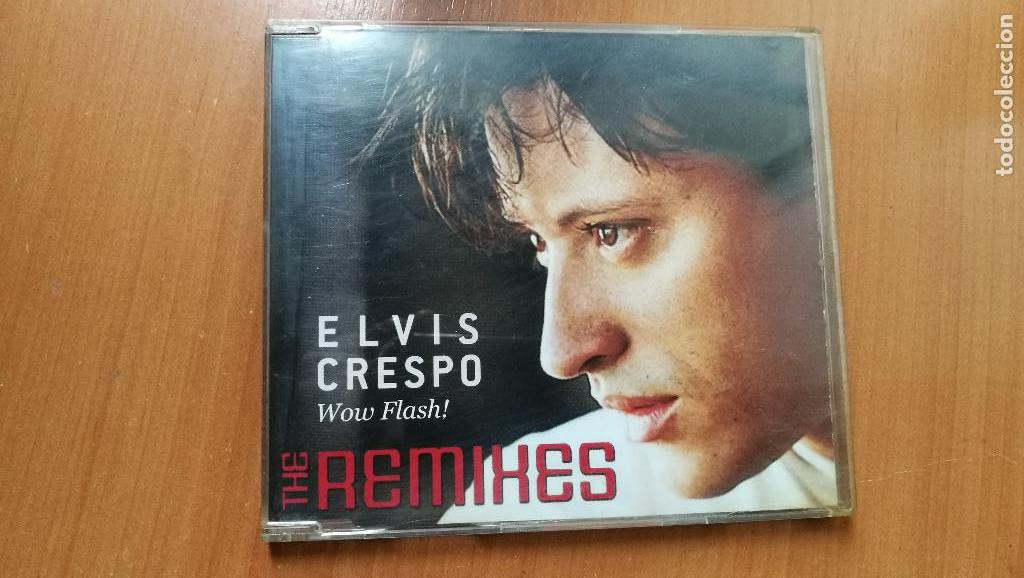 CDs de m&uacute;sica: ELVIS CRESPO WOW FLASH! - THE REMIXES CD 2001 - Foto 1