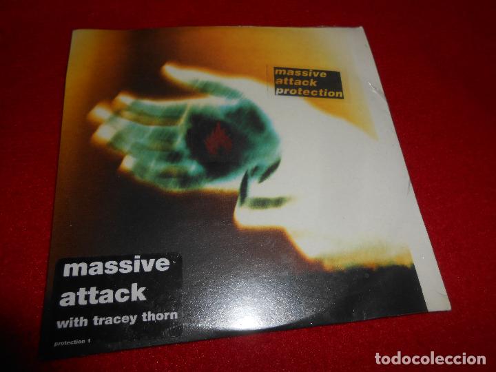 CDs de m&uacute;sica: MASSIVE ATTACK WITH TRACERY THORN PROTECTION CD SINGLE 1994 NUEVO - Foto 1