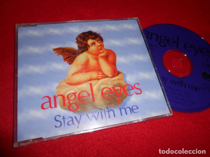 Music CDs: ANGEL EYES STAY WITH ME CD EP 1994 RADIO EDIT / DJ CLUB MIX/ DEPUTY RADIO MIX / INSTRUMENTAL