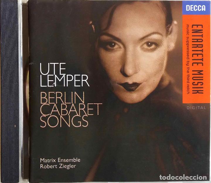 CDs de m&uacute;sica: UTA LEMPER, BERLIN CABARET SONGS. CD - Foto 1