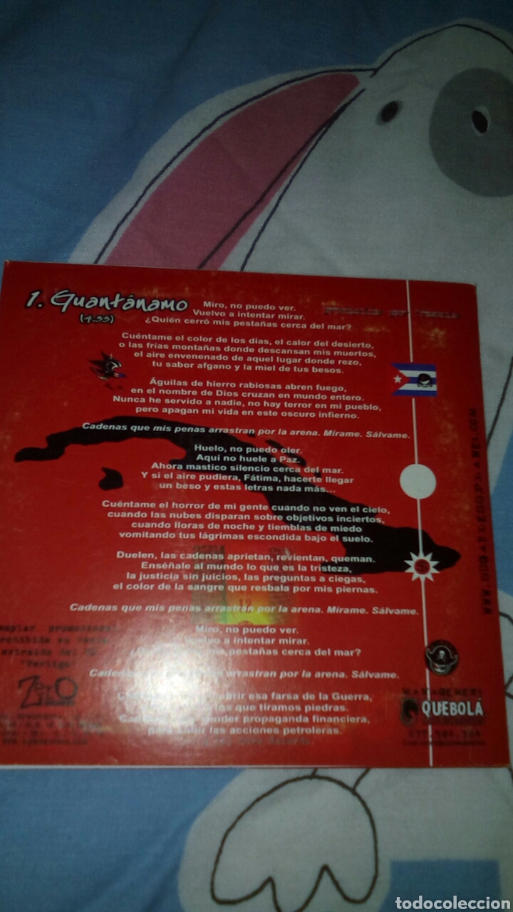 CDs de m&uacute;sica: Sugarless cdsingle promo guantanamo - Foto 2