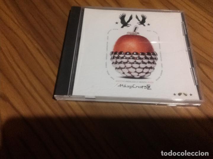 Music CDs: MALAGACREA 2008. MUESTRA ANDALUZA DE M&Uacute;SICA JOVEN. CD EN BUEN ESTADO CON VARIAS BANDAS. RARO