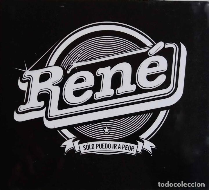 CDs de m&uacute;sica: RENE. SOLO PUEDO IR A PEOR. CD DIGIPACK CON LIBRETO - Foto 1
