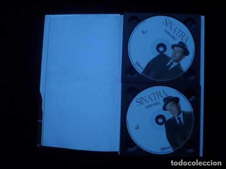 CDs de m&uacute;sica: sinatra imprevisible, formato libro contiene 2 cds - como nuevos - Foto 2