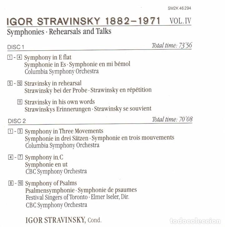 CDs de m&uacute;sica: Stravinsky Edition - Symphonies - 2xCD - Foto 2
