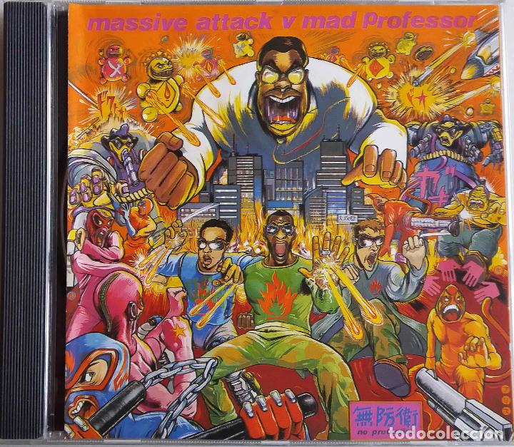 CDs de m&uacute;sica: MASSIVE ATTACK V MAD PROFESSOR. NO PROTECTION. CD - Foto 1
