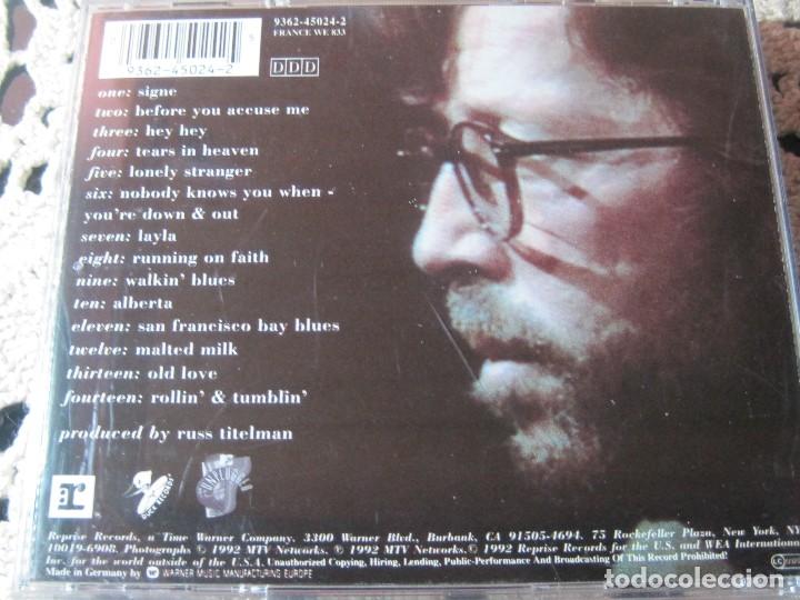 CDs de m&uacute;sica: ERIC CLAPTON - UMPLUGGED - REPRISE 1992 - Foto 2