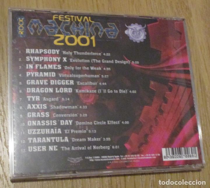 CDs de m&uacute;sica: ROCK MACHINA 2001 - CD - Foto 2