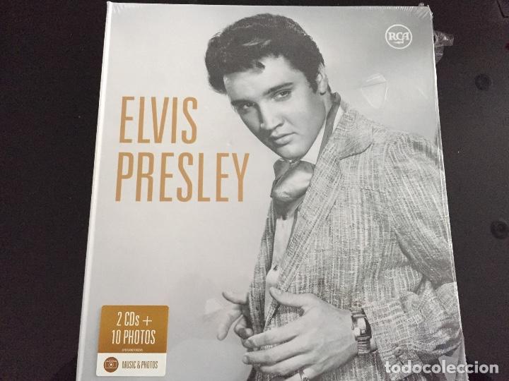 CDs de m&uacute;sica: Elvis Presley(2 Cds + 10 fotograf&iacute;as)