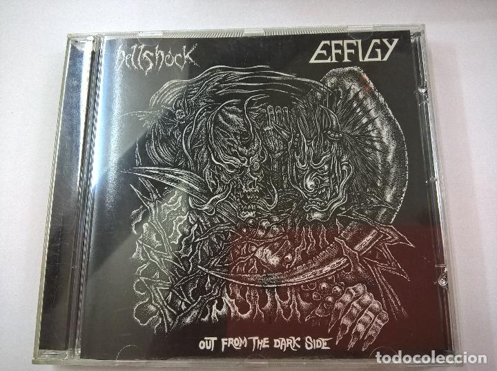CDs de m&uacute;sica: Hellshock / Effigy- Out From The Dark Side - Split CD - Foto 1