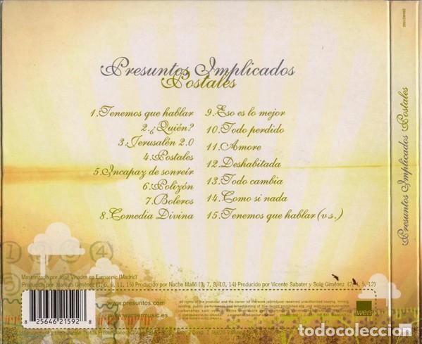 CDs de m&uacute;sica: Presuntos Implicados - Postales - CD Limited Edition, Digipack - Foto 2