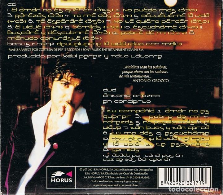 CDs de m&uacute;sica: ANTONIO OROZCO &uml;SEMILLA DEL SILENCIO&uml; ( CD + DVD) - Foto 2
