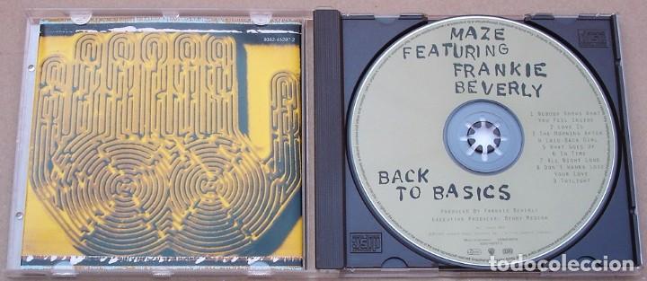 CDs de m&uacute;sica: MAZE FEATURING FRANKIE BEVERLY - BACK TO BASICS (CD) 1993 - Foto 2