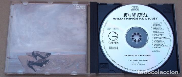 CDs de m&uacute;sica: JONI MITCHELL - WILD THINGS RUN FAST (CD) 1982 - Foto 2
